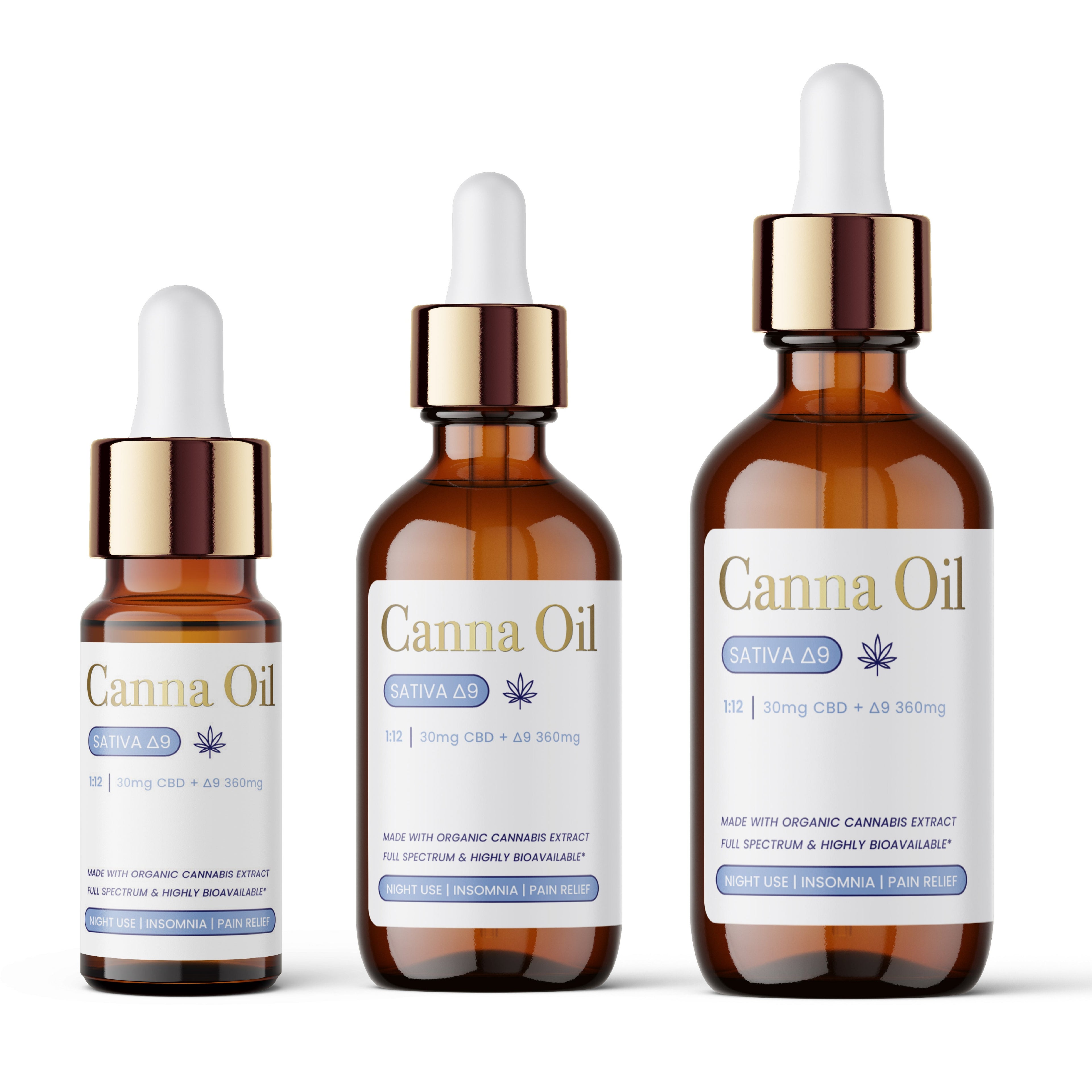 Canna Oil - Sativa Δ9 (1:12)