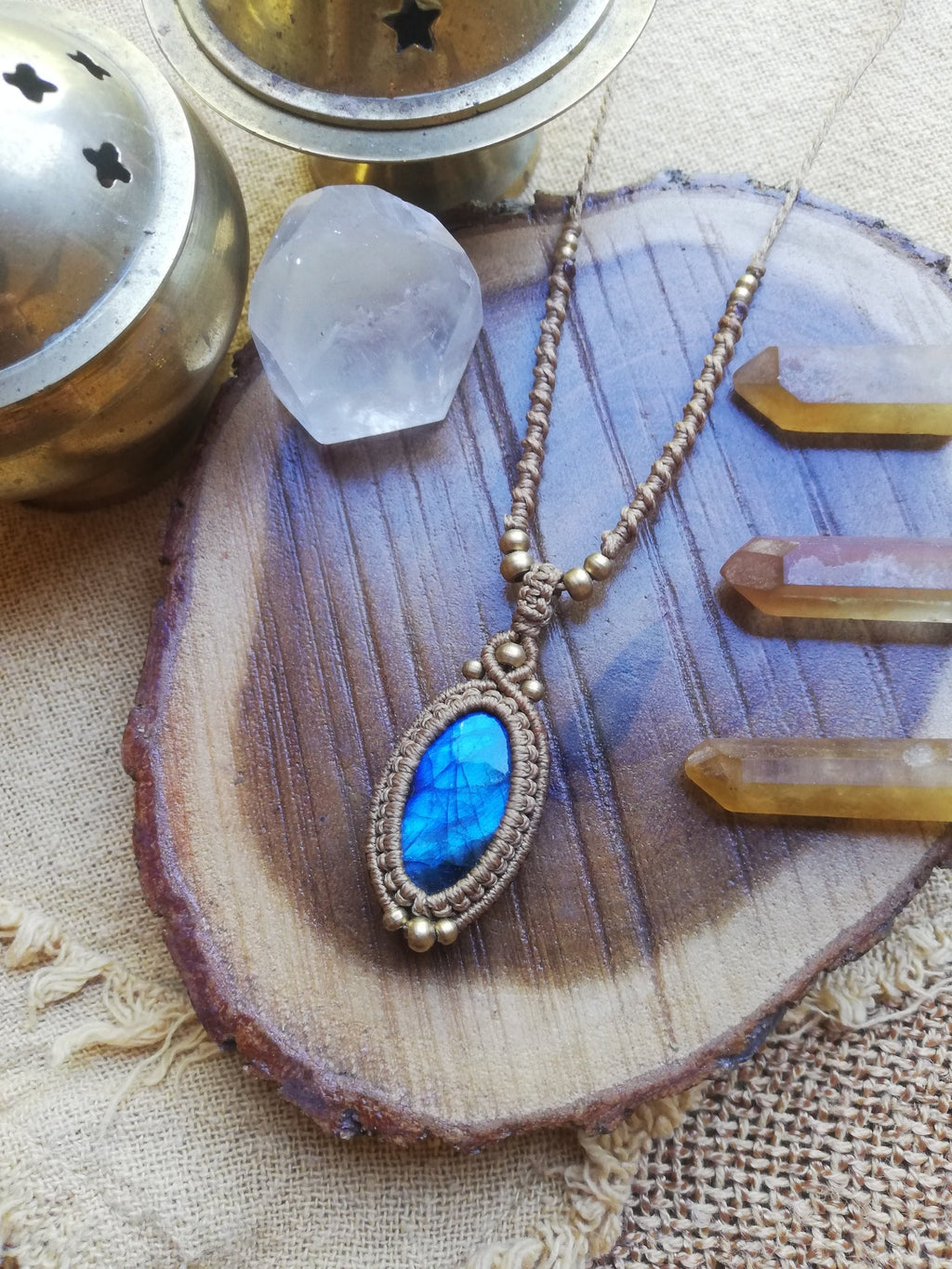 Small Stone Necklace by Autumn Essence